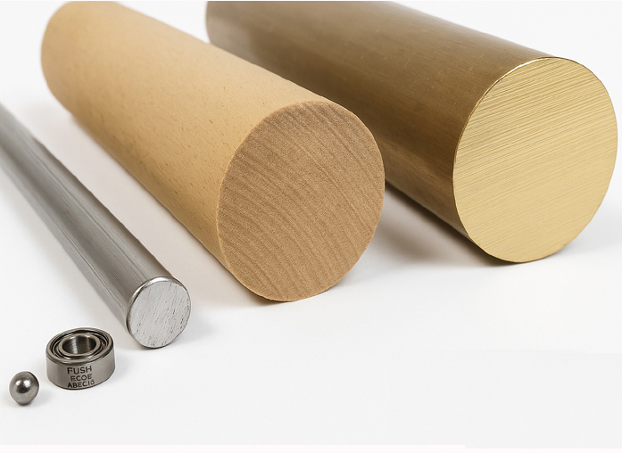Premium materials: solid brass, 6061-T6 aluminum, and selected hardwoods